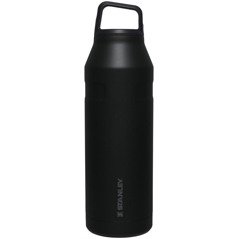 Botellas de Agua Stanley IceFlow™ Bottle with Cap and Carry+ Lid | 50 OZ Negras | XAKU-17463