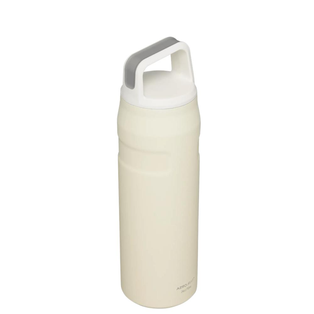 Botellas de Agua Stanley IceFlow™ Bottle with Cap and Carry+ Lid | 24 OZ Beige | QKUL-74681