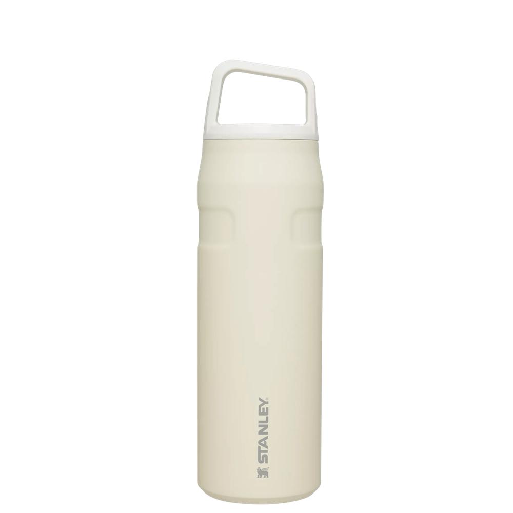 Botellas de Agua Stanley IceFlow™ Bottle with Cap and Carry+ Lid | 24 OZ Beige | QKUL-74681