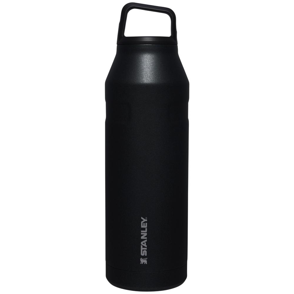 Botellas de Agua Stanley IceFlow™ Bottle with Cap and Carry+ Lid | 50 OZ Negras | NZYI-40278