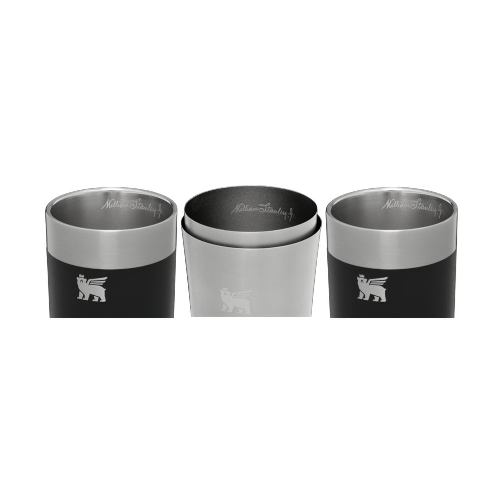 Botellas de Agua Stanley Lifted Spirits Prismatic™ Highball Glass + Craft Cocktail Shaker Set | 12 OZ Negras | EFAW-17695