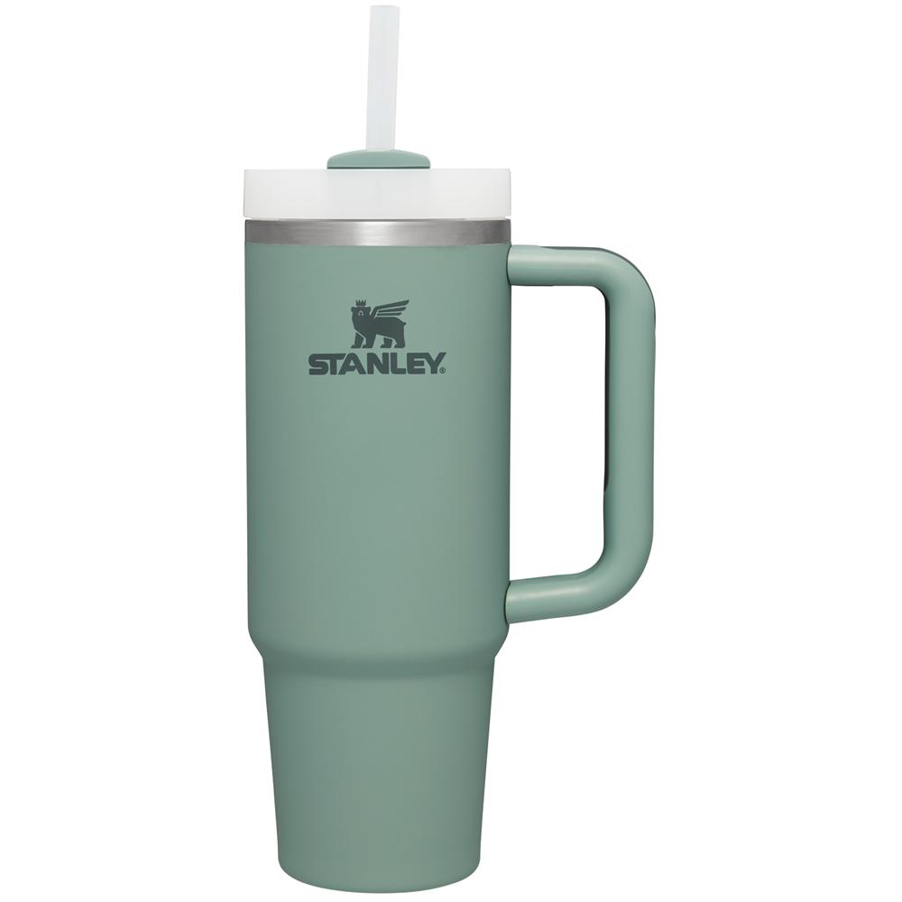 Botellas de Agua Stanley Quencher H2.0 Travel Tumbler | Soft Matte | 30 OZ Cadetblue | JLFP-15279