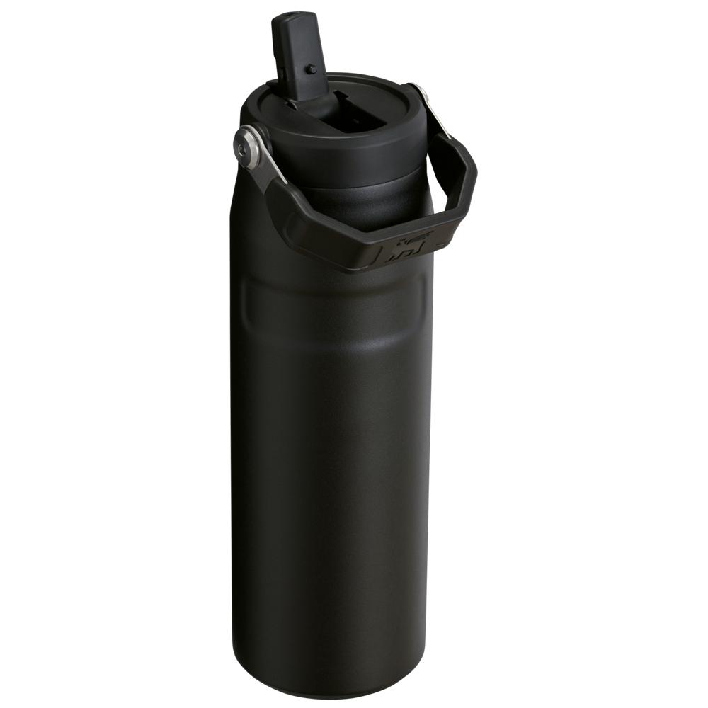 Botellas de Agua Stanley The IceFlow™ Bottle with Flip Straw Lid | 24 OZ Negras | KBIH-73540