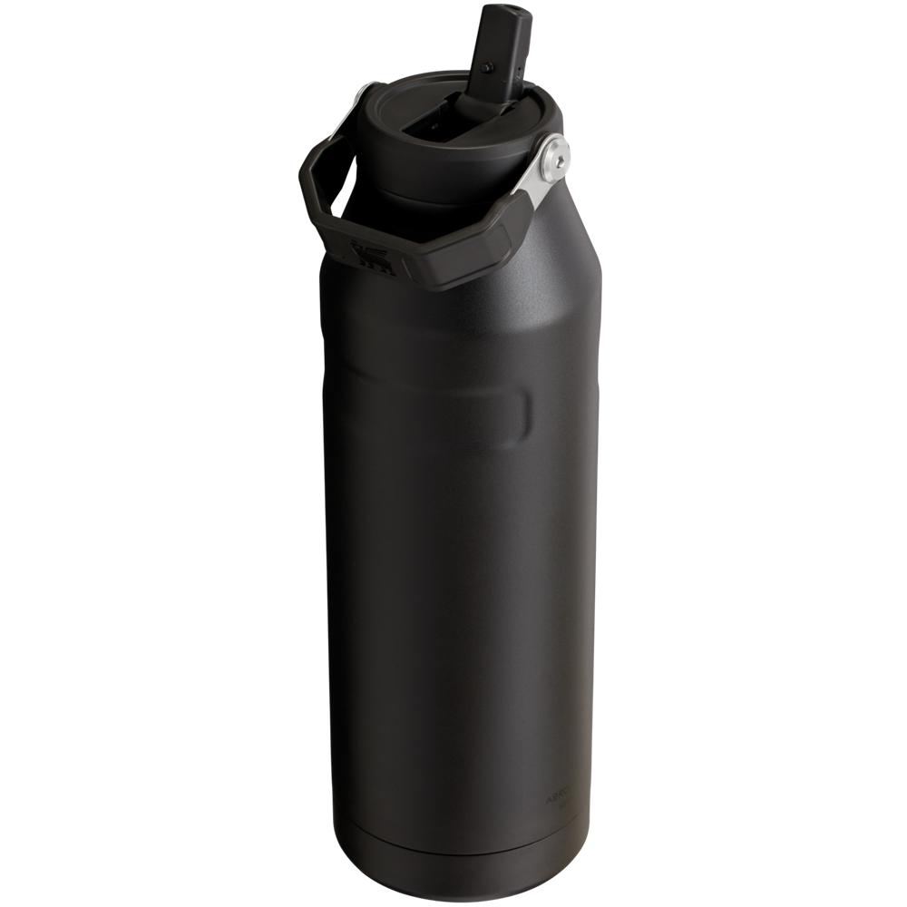 Botellas de Agua Stanley The IceFlow™ Bottle with Flip Straw Lid | 50 OZ Negras | TVMI-63450