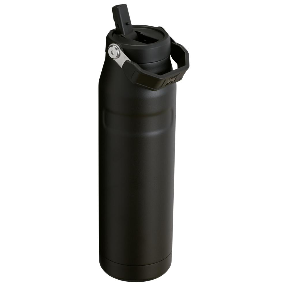 Botellas de Agua Stanley The IceFlow™ Bottle with Flip Straw Lid | 36 OZ Negras | GTSK-84275
