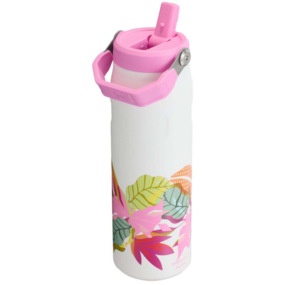 Botellas de Agua Stanley The Mother’s Day IceFlow™ Bottle with Flip Straw Lid | 24 OZ Blancas | YAGF-31795