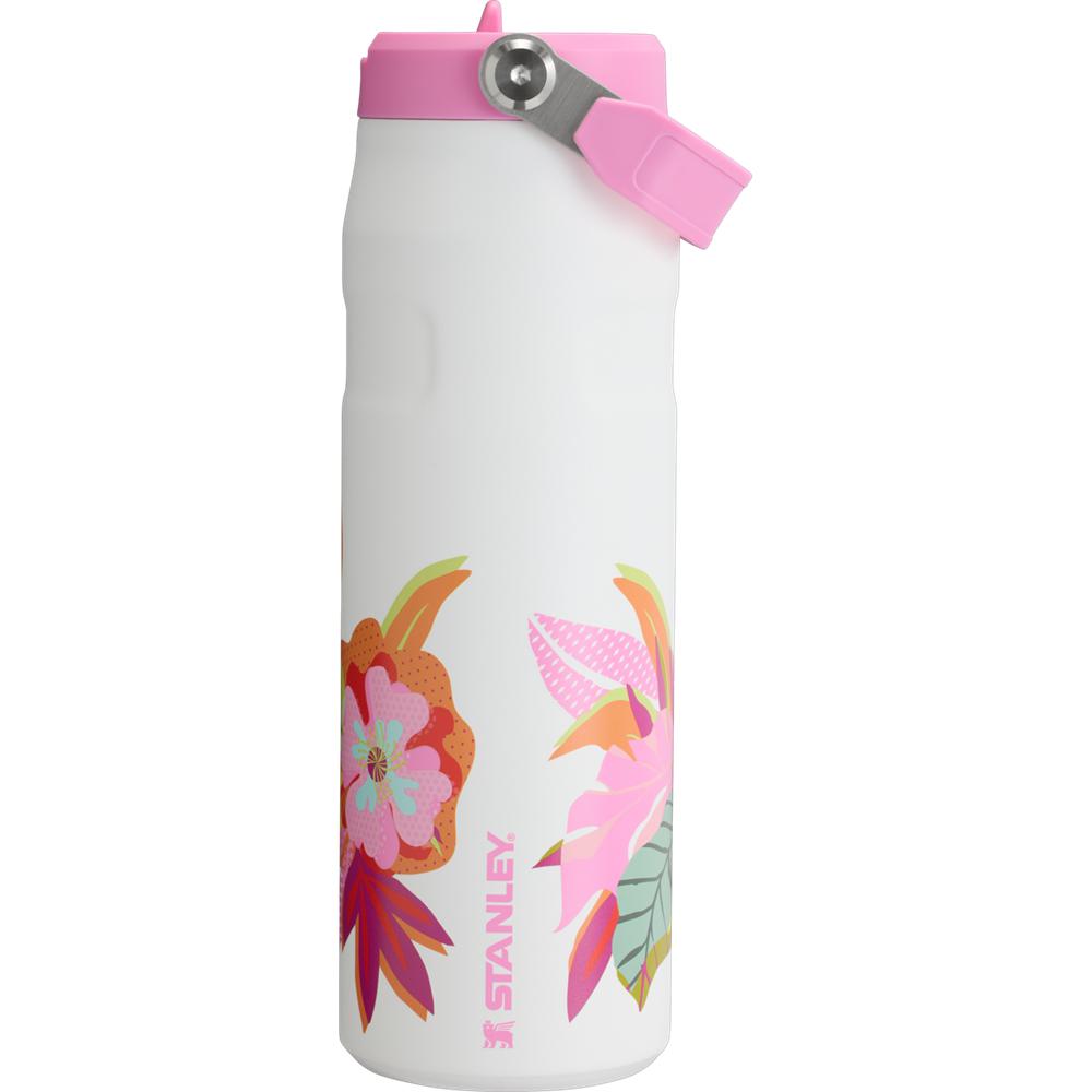 Botellas de Agua Stanley The Mother’s Day IceFlow™ Bottle with Flip Straw Lid | 24 OZ Blancas | YAGF-31795