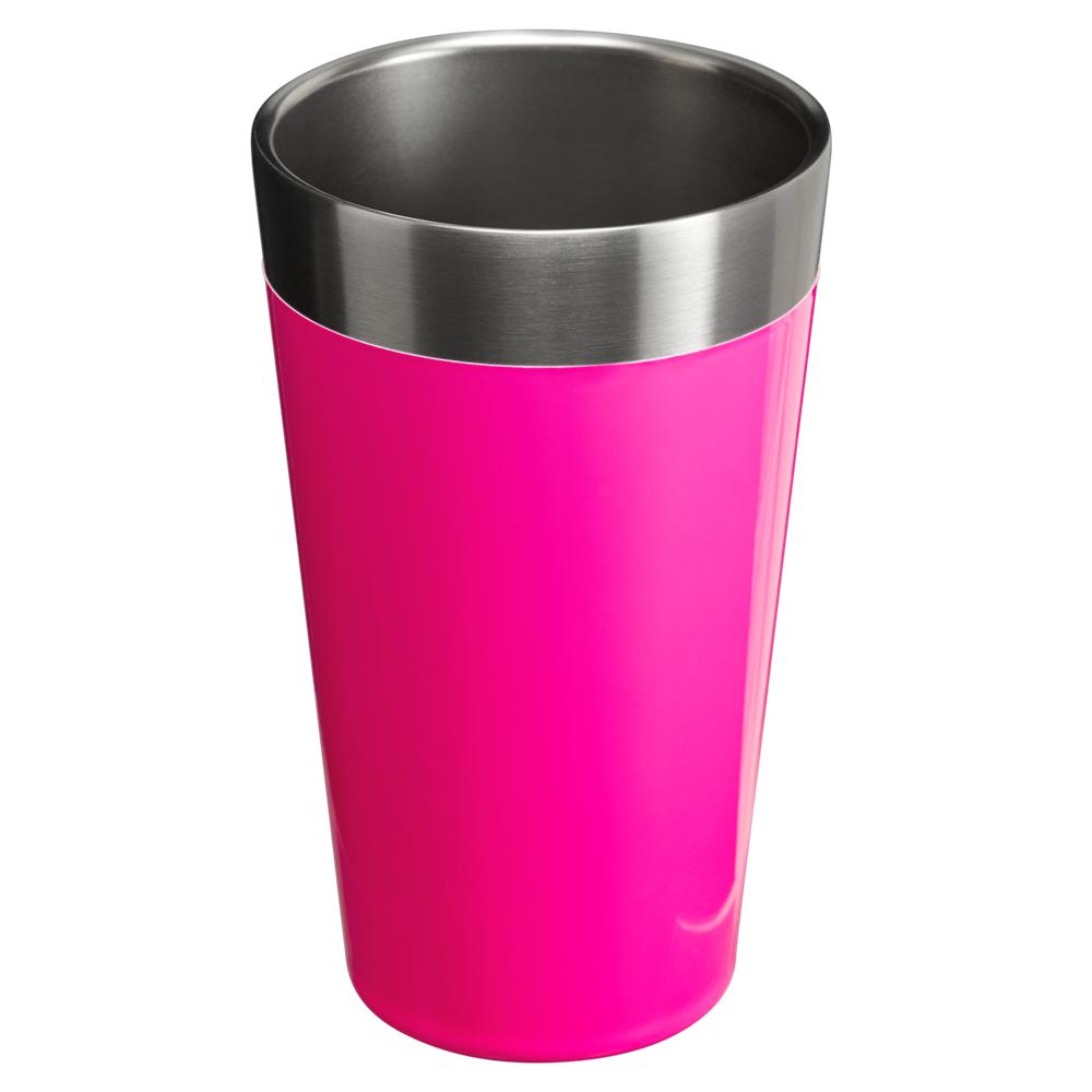 Botellas de Agua Stanley The Neon Adventure Stacking Beer Pint | 16 OZ Rosas | METY-39018