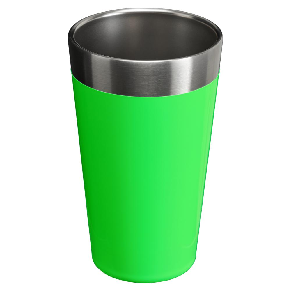 Botellas de Agua Stanley The Neon Adventure Stacking Beer Pint | 16 OZ Verde | BGXF-64807