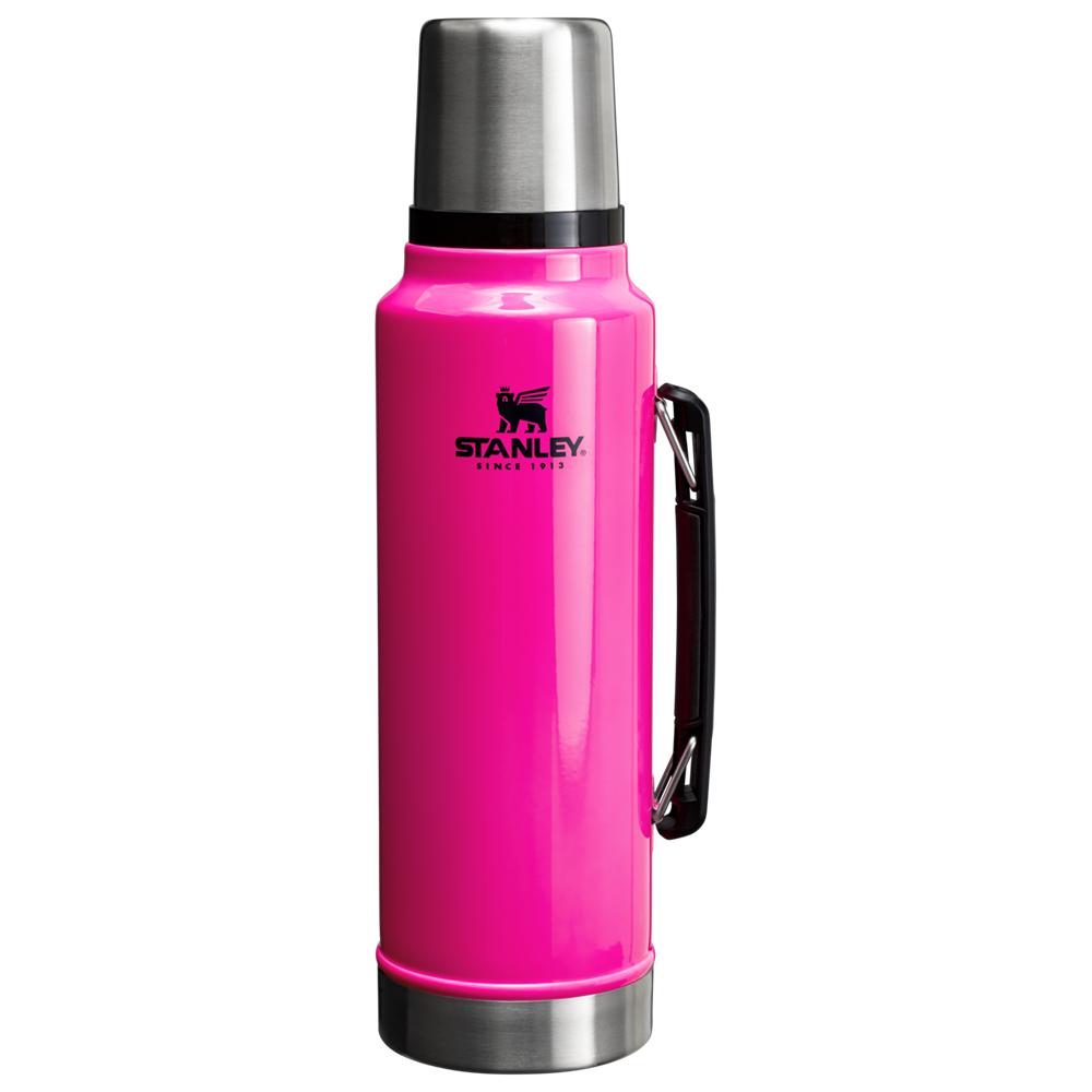 Botellas de Agua Stanley The Neon Classic Legendary Bottle | 1.5 QT Rosas | HRMQ-04683