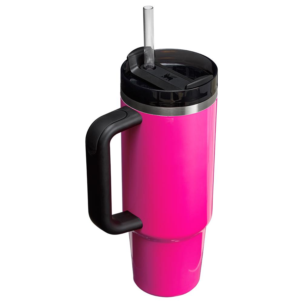 Botellas de Agua Stanley The Neon Quencher H2.0 FlowState™ Tumbler | 30 OZ Rosas | AEKW-49786
