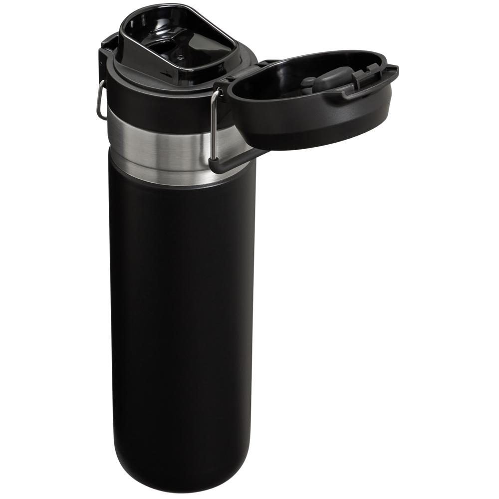 Botellas de Agua Stanley The Quick Flip Go | 24 OZ Negras | XOCE-69284
