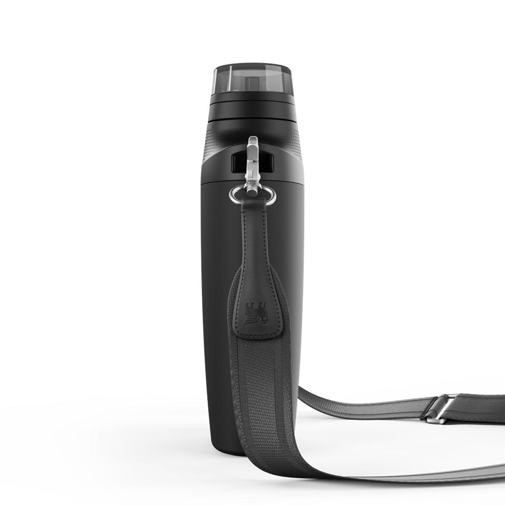 Botellas de Agua Stanley The Stanley Cross Bottle | 23 OZ Negras | TXDQ-98260