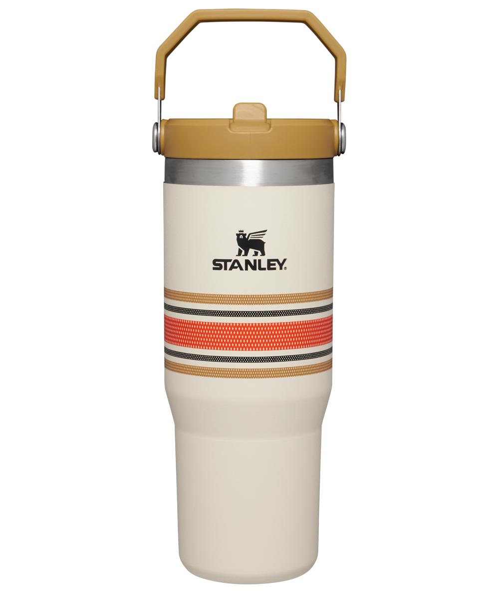 Botellas de Agua Stanley The Varsity Iceflow™ Flip Straw Tumbler | 30 OZ Creme | WLTU-12489
