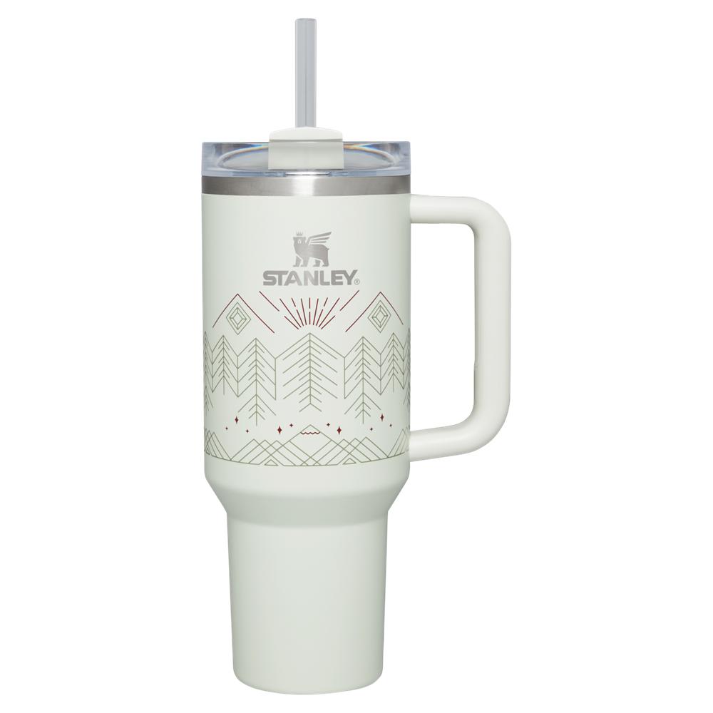 Botellas de Agua Stanley Winterscape Quencher H2.0 FlowState™ Tumbler | 40 OZ Gris | YTHX-04918