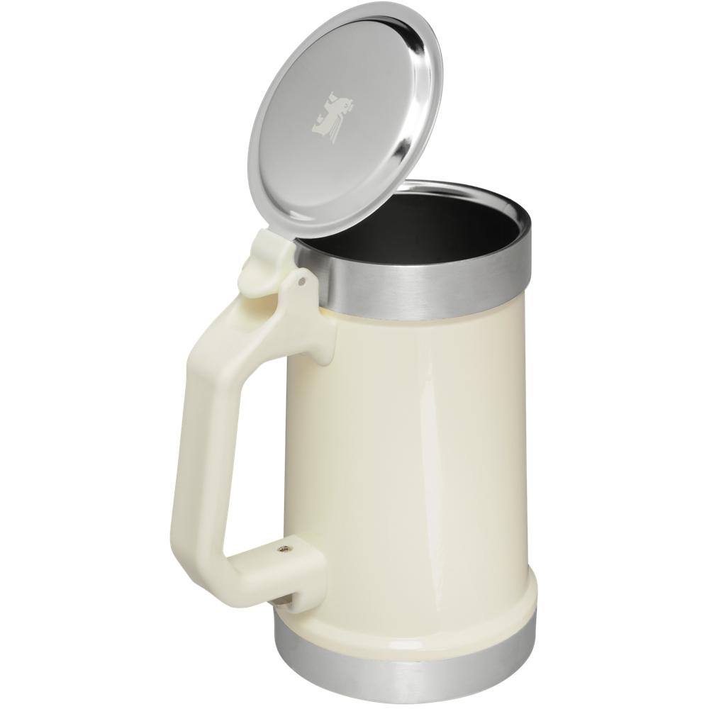 Cups Stanley Classic Bottle Opener Beer Stein | 24OZ Mug Beige | JFGW-23651