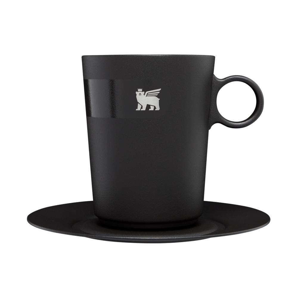 Cups Stanley The DayBreak Café Latte Cup & Stillness Saucer | 10.6OZ Insulated Coffee Mug Negras | JWIQ-32594