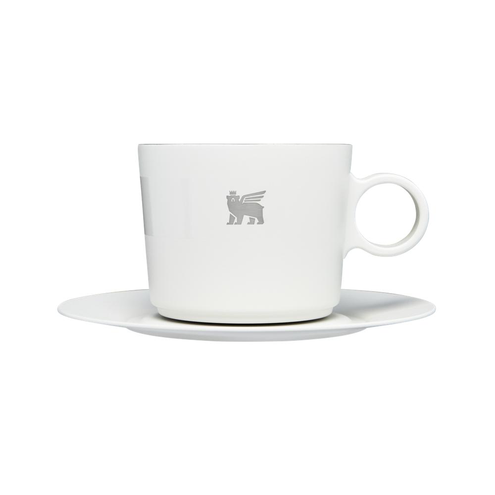 Cups Stanley The DayBreak Cappuccino Cup & Stillness Saucer | 6.5 OZ Gris | AKUM-27851