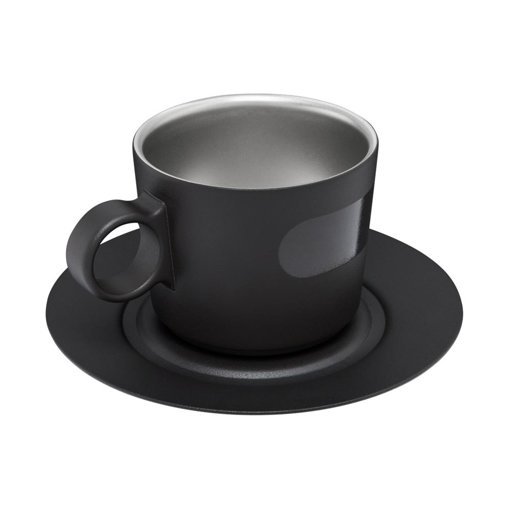 Cups Stanley The DayBreak Cappuccino Cup & Stillness Saucer | 6.5 OZ Negras | QLMR-39501