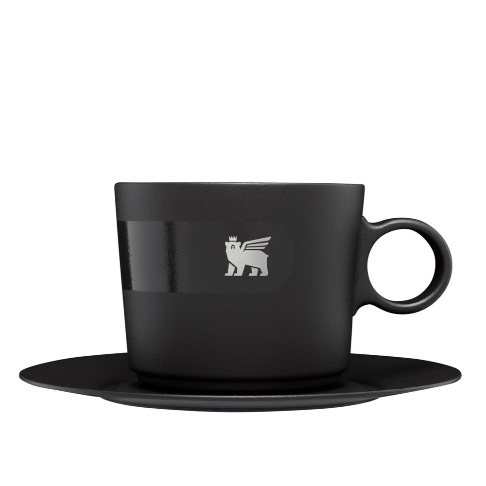 Cups Stanley The DayBreak Cappuccino Cup & Stillness Saucer | 6.5 OZ Negras | QLMR-39501
