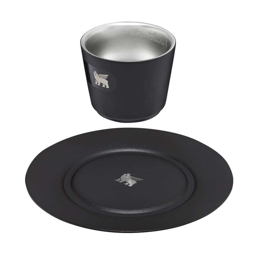 Cups Stanley The DayBreak Demitasse Cup & Saucer | 2.2 OZ Espresso Cup Negras | JHEG-39215
