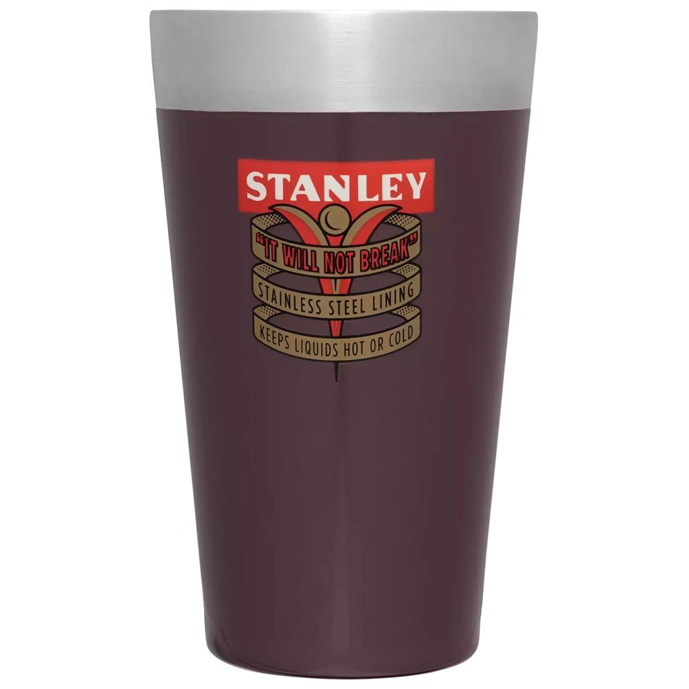 Cups Stanley The Milestones Stacking Beer Pint | 16 OZ | Insulated Stainless Steel Rojas Oscuro | MHSO-94038