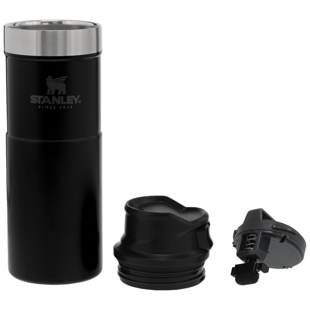 Mugs Stanley Classic Trigger Action Travel Insulated Coffee Tumbler | 16 OZ Negras | UVYG-09856