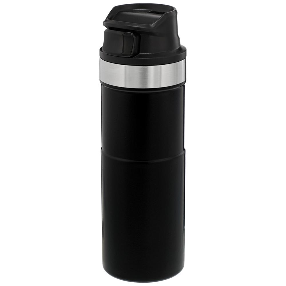 Mugs Stanley Classic Trigger Action Travel Insulated Coffee Tumbler | 16 OZ Negras | UVYG-09856