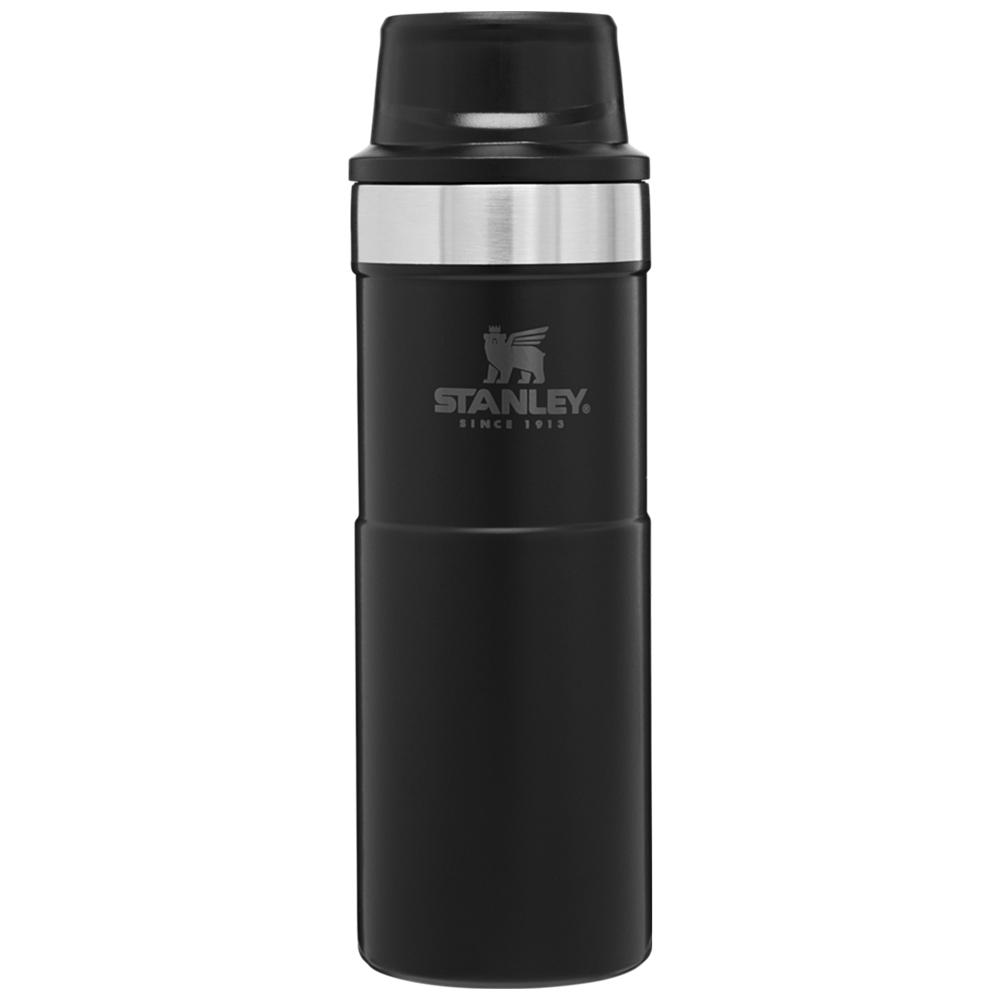 Mugs Stanley Classic Trigger Action Travel Insulated Coffee Tumbler | 16 OZ Negras | UVYG-09856