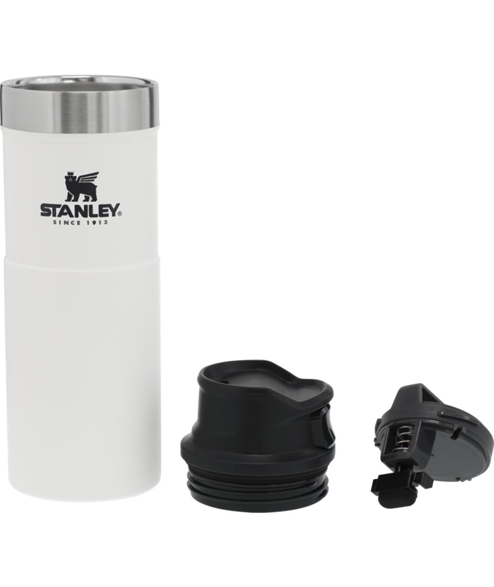 Mugs Stanley Classic Trigger Action Travel Insulated Coffee Tumbler | 16 OZ Blancas | QCJB-15902
