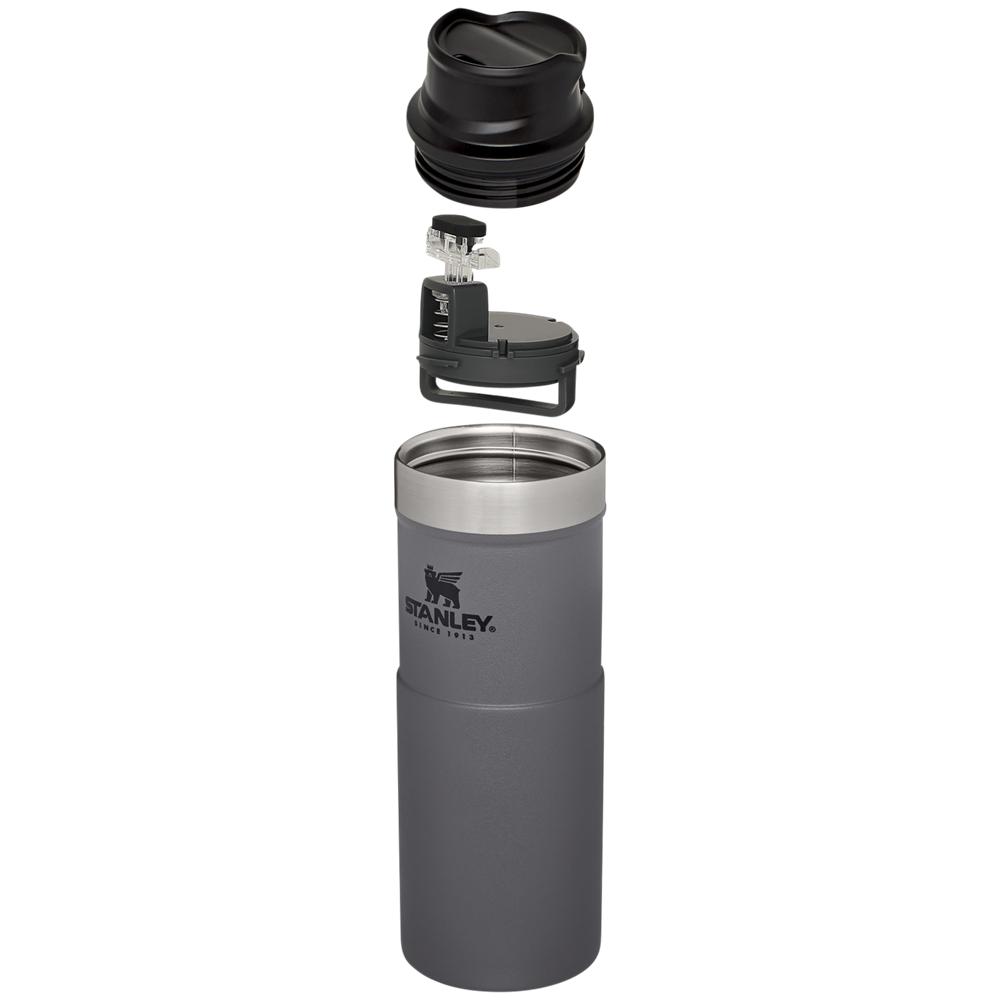 Mugs Stanley Classic Trigger Action Travel Insulated Coffee Tumbler | 16 OZ Gris | BCRO-95361