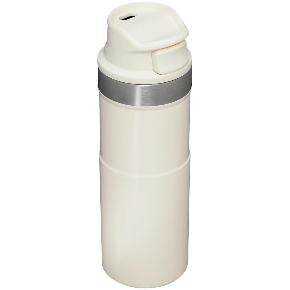 Mugs Stanley Classic Trigger Action Travel Insulated Coffee Tumbler | 16 OZ Beige | SLUQ-90645