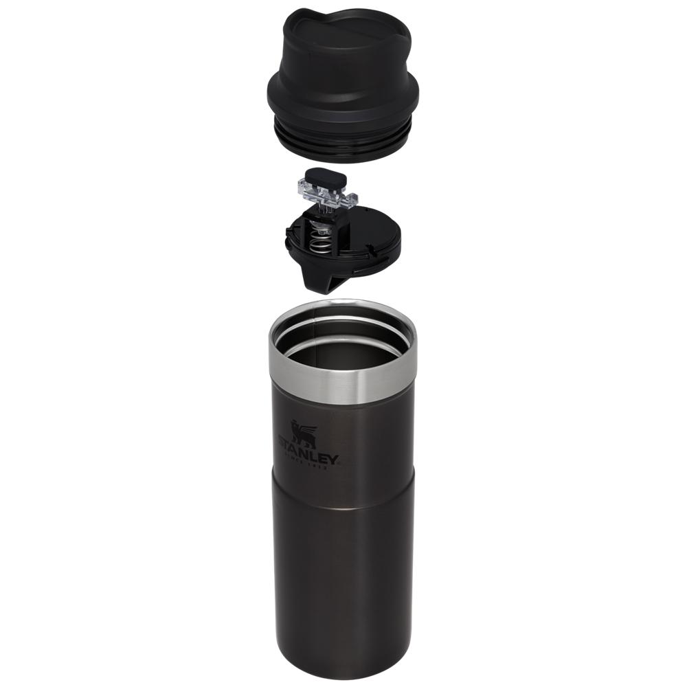 Mugs Stanley Classic Trigger Action Travel Insulated Coffee Tumbler | 16 OZ Negras | BVYQ-20176