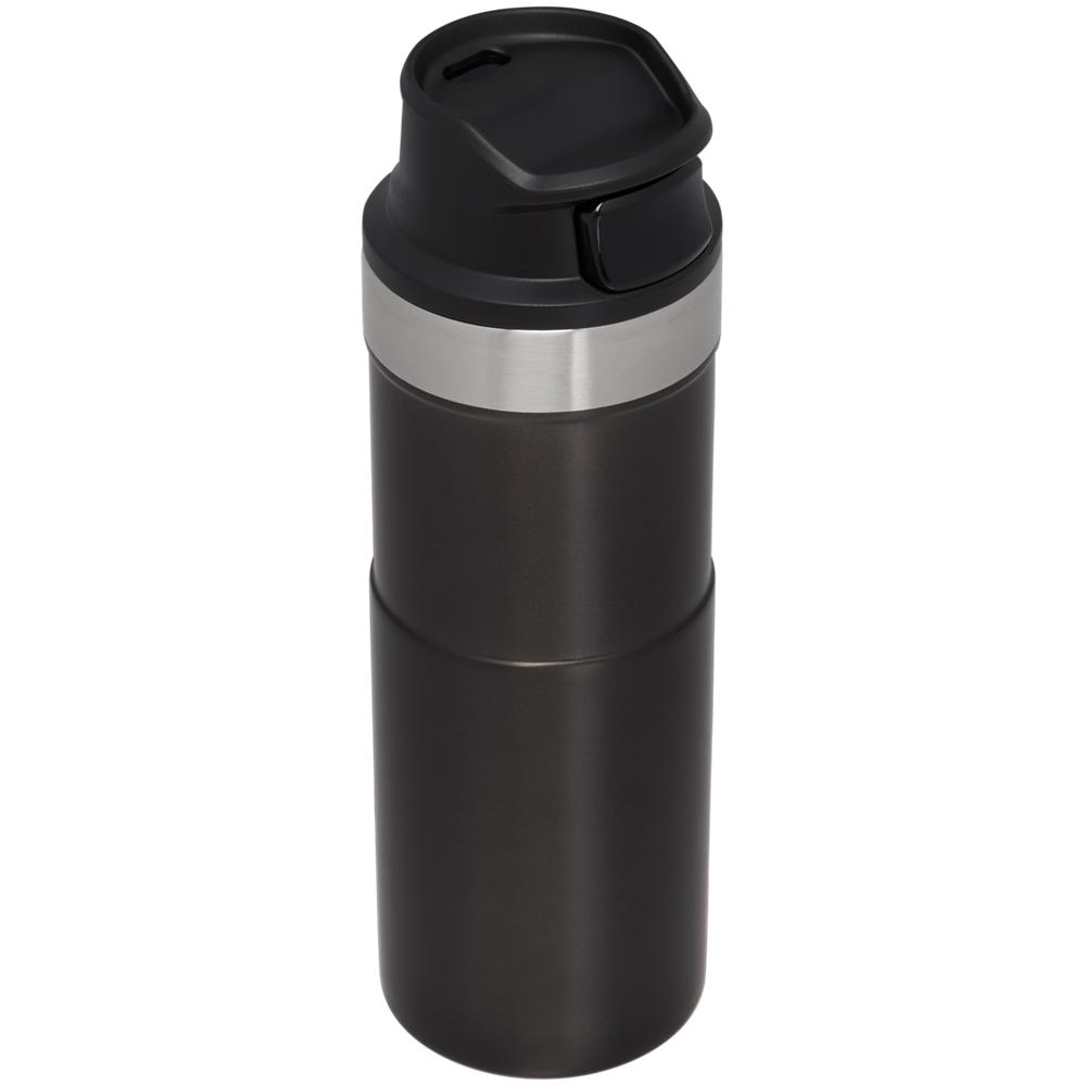 Mugs Stanley Classic Trigger Action Travel Insulated Coffee Tumbler | 16 OZ Negras | BVYQ-20176