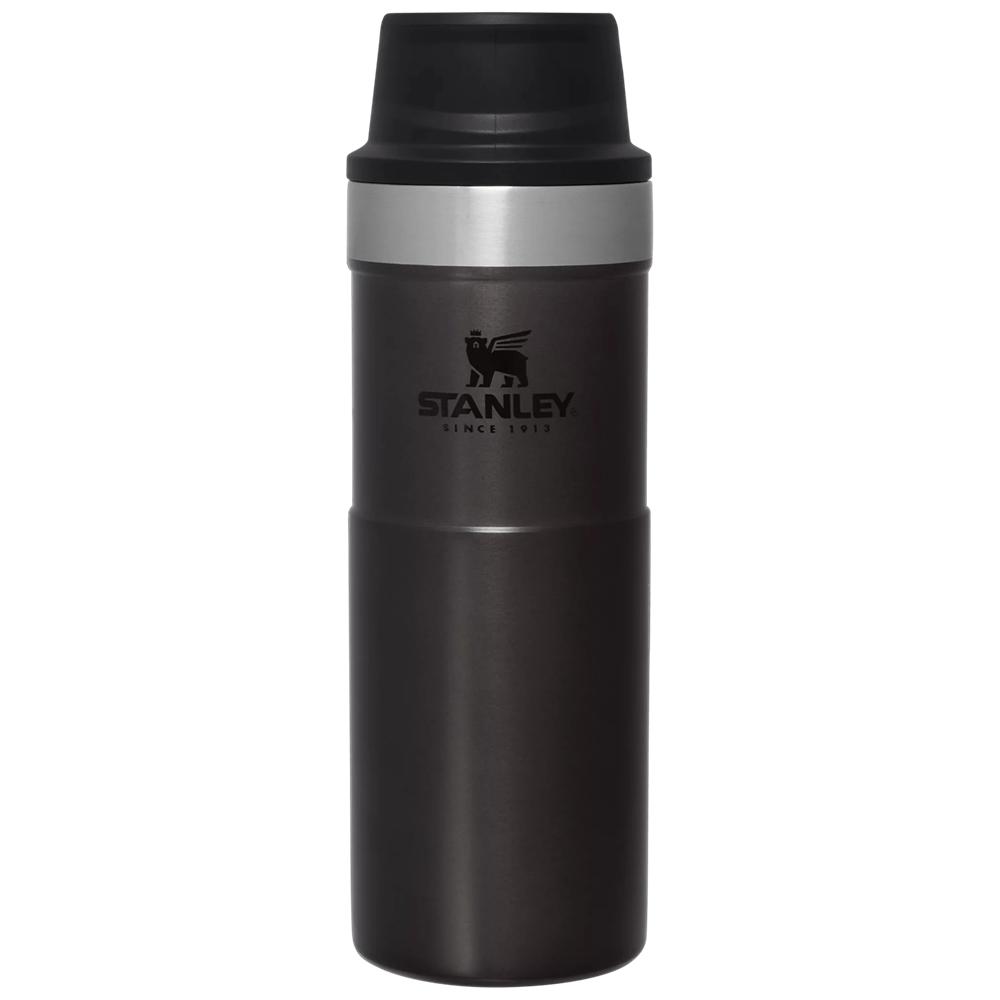 Mugs Stanley Classic Trigger Action Travel Insulated Coffee Tumbler | 16 OZ Negras | BVYQ-20176
