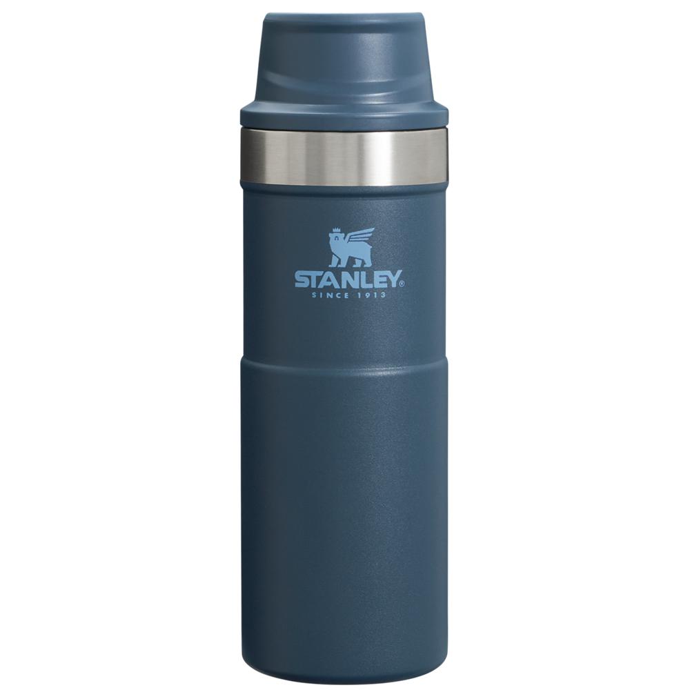 Mugs Stanley Classic Trigger Action Travel Insulated Coffee Tumbler | 16 OZ Azul Marino | ERLK-53086