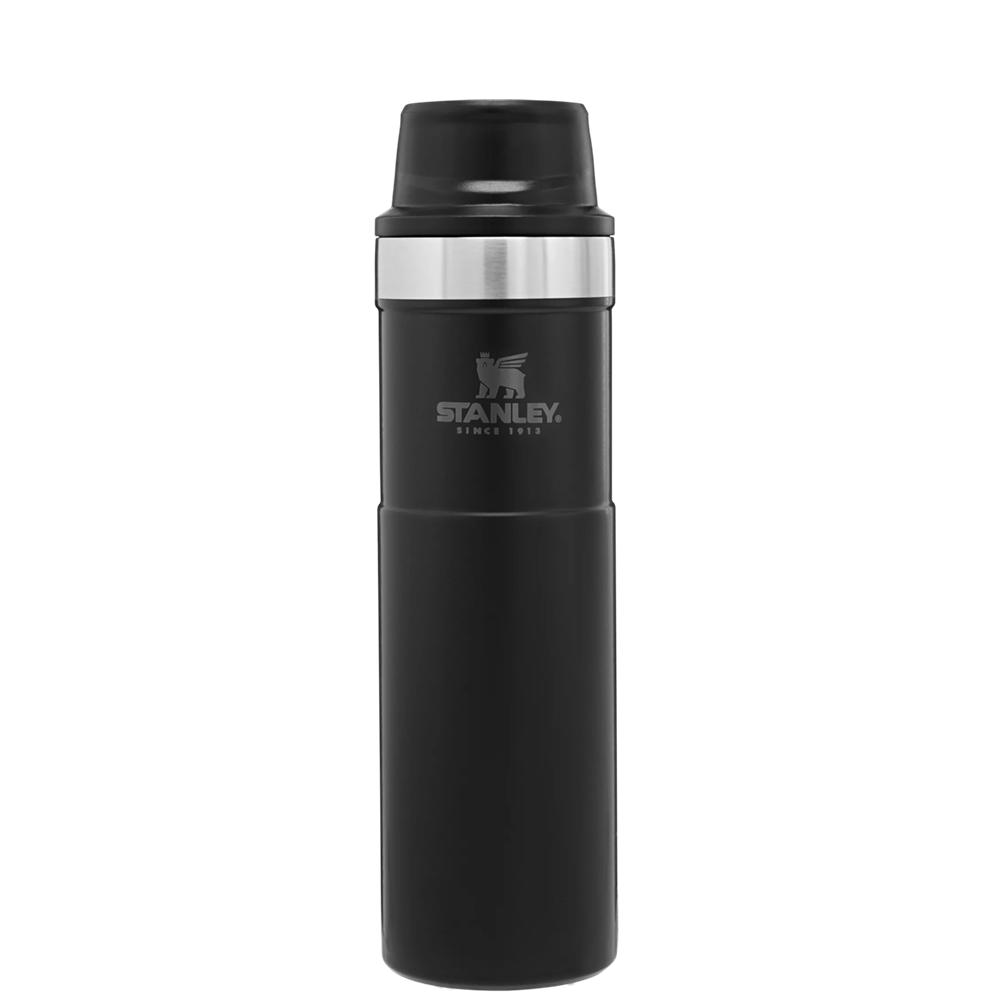 Mugs Stanley Classic Trigger Action Travel Insulated Coffee Tumbler | 20 OZ Negras | LCMF-54062