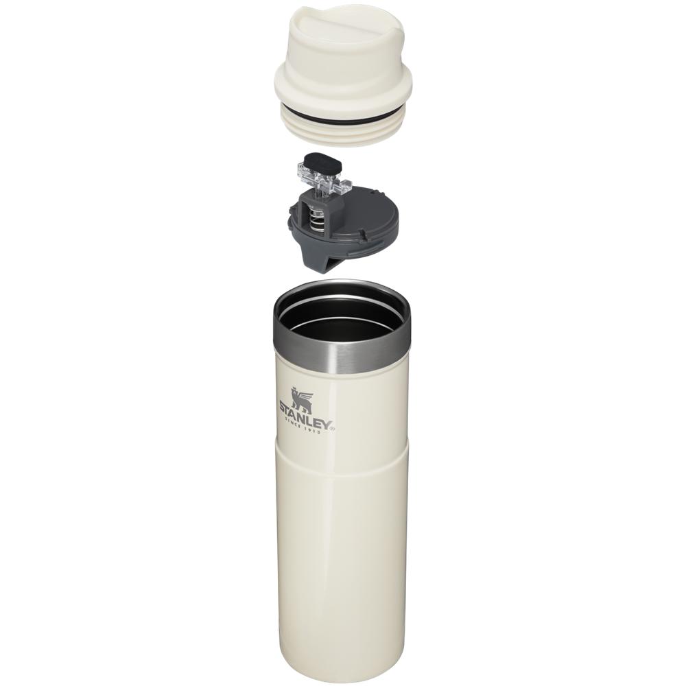 Mugs Stanley Classic Trigger Action Travel Insulated Coffee Tumbler | 20 OZ Beige | NVQG-40972