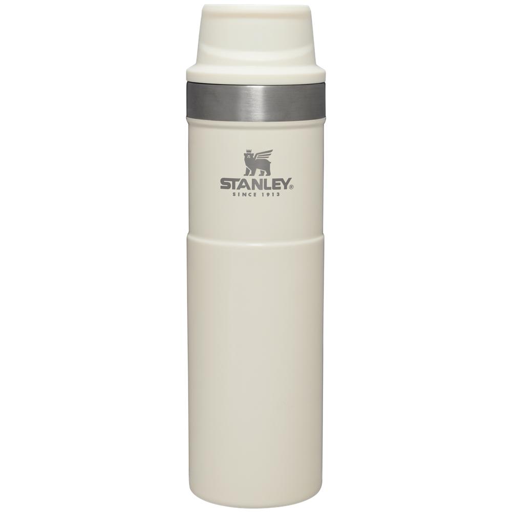 Mugs Stanley Classic Trigger Action Travel Insulated Coffee Tumbler | 20 OZ Beige | NVQG-40972