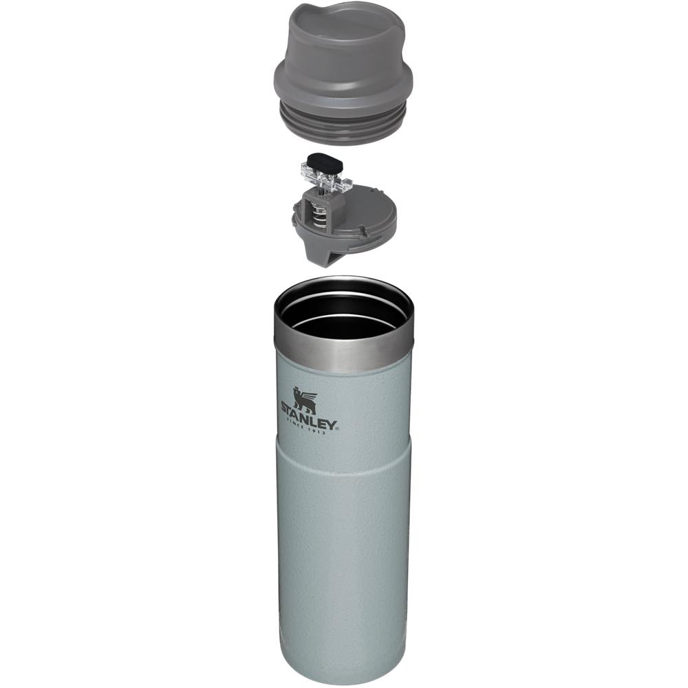 Mugs Stanley Classic Trigger Action Travel Insulated Coffee Tumbler | 20 OZ Plateadas | PVKH-31720