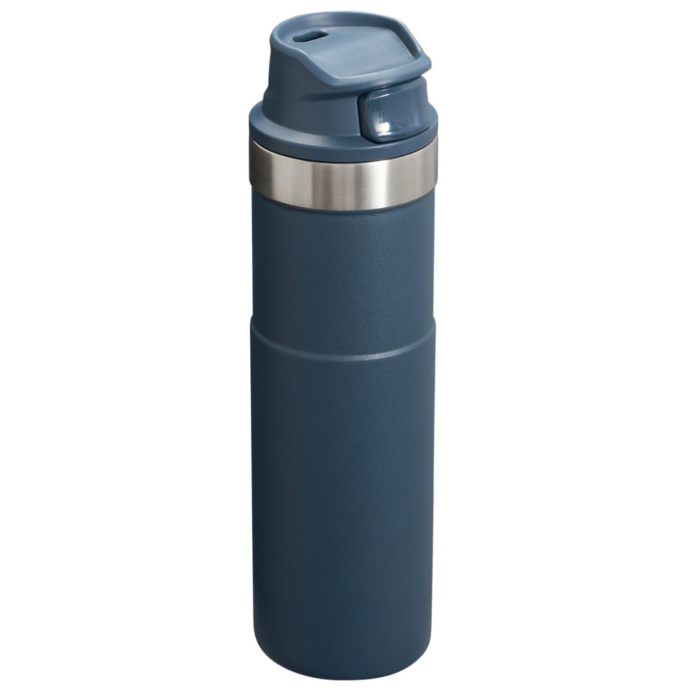 Mugs Stanley Classic Trigger Action Travel Insulated Coffee Tumbler | 20 OZ Azul Marino | XPOY-72043