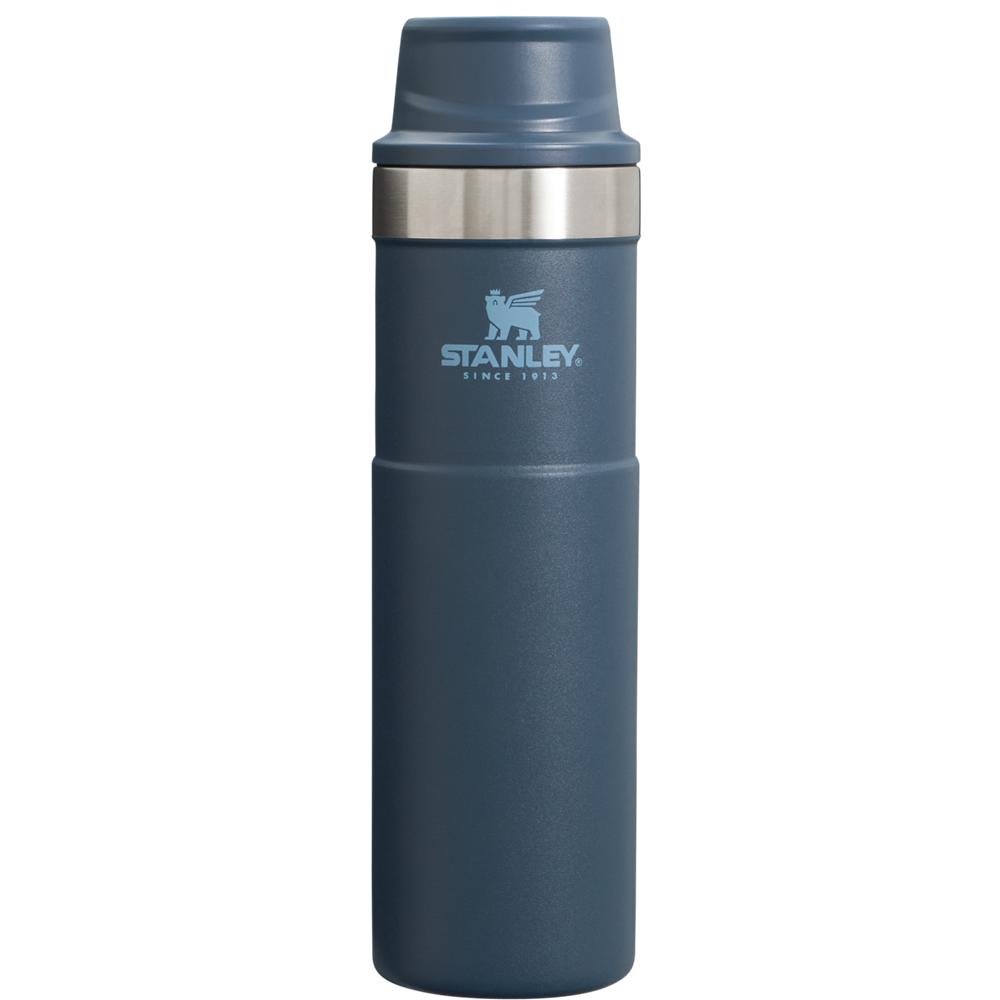 Mugs Stanley Classic Trigger Action Travel Insulated Coffee Tumbler | 20 OZ Azul Marino | XPOY-72043