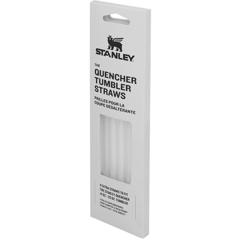 Straws Stanley Replacement Straw 4 Pack | 14 OZ to 20 OZ Quencher Tumbler Gris | JHSV-82739