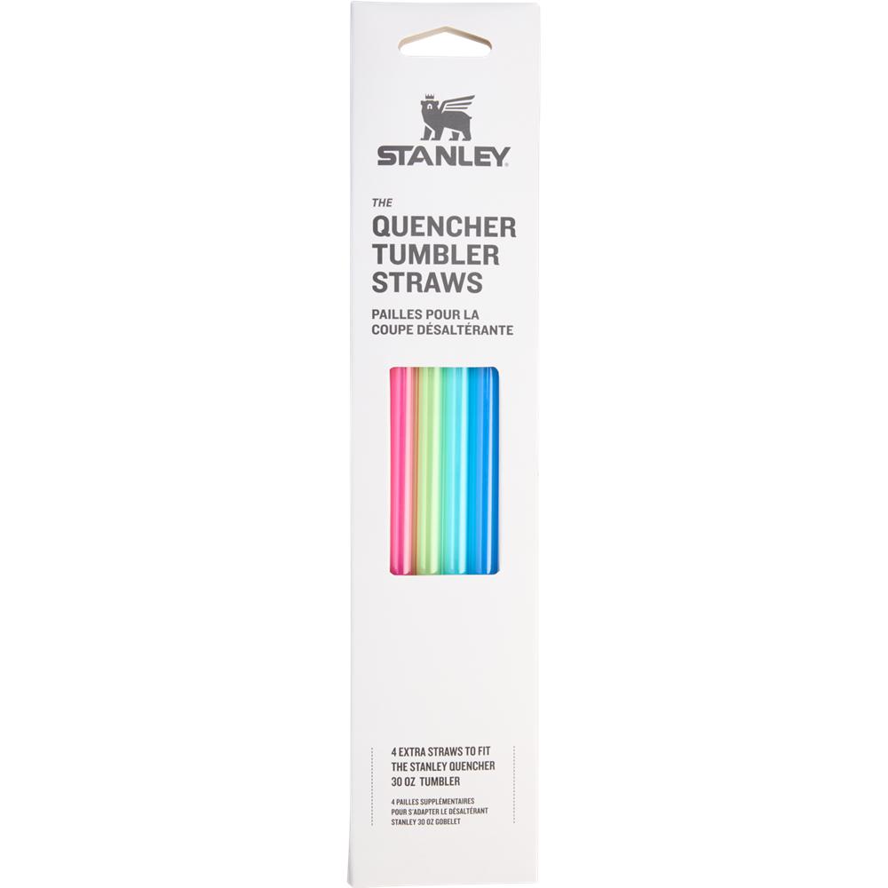 Straws Stanley Replacement Straw 4 Pack | 30 OZ Quencher Tumbler Multicolor | RIMH-79145