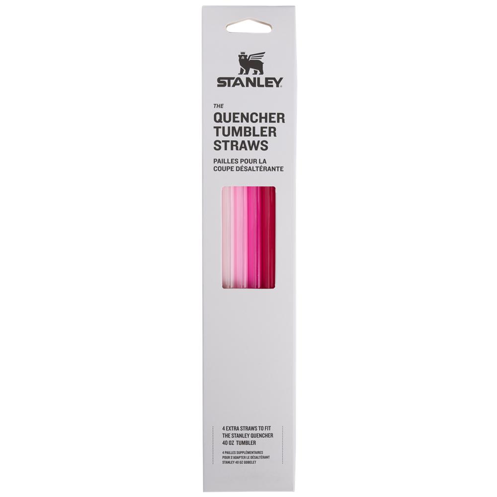 Straws Stanley Replacement Straw 4 Pack | 40 OZ Quencher Tumbler Rosas | KWTI-92085