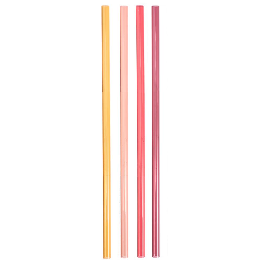 Straws Stanley Replacement Straw 4 Pack | 40 OZ Quencher Tumbler Red/Orange Multi Pack | KLQG-63095