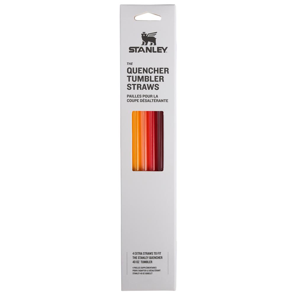 Straws Stanley Replacement Straw 4 Pack | 40 OZ Quencher Tumbler Red/Orange Multi Pack | KLQG-63095