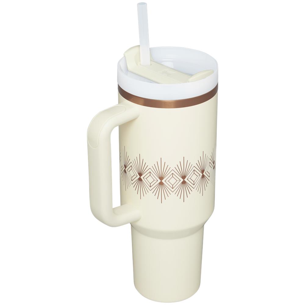 Tumbler Stanley Deco Collection Quencher H2.0 FlowState™ | 40 OZ Creme | BKSH-71390