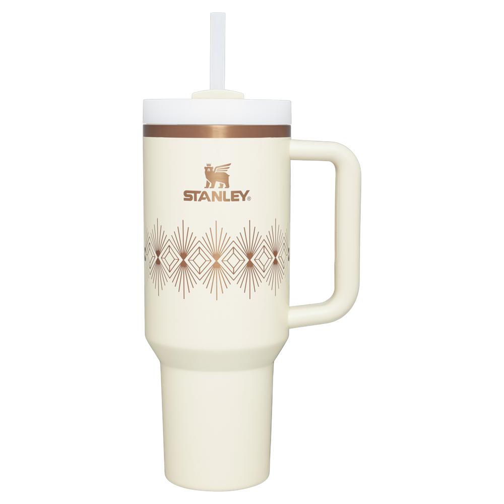 Tumbler Stanley Deco Collection Quencher H2.0 FlowState™ | 40 OZ Creme | BKSH-71390