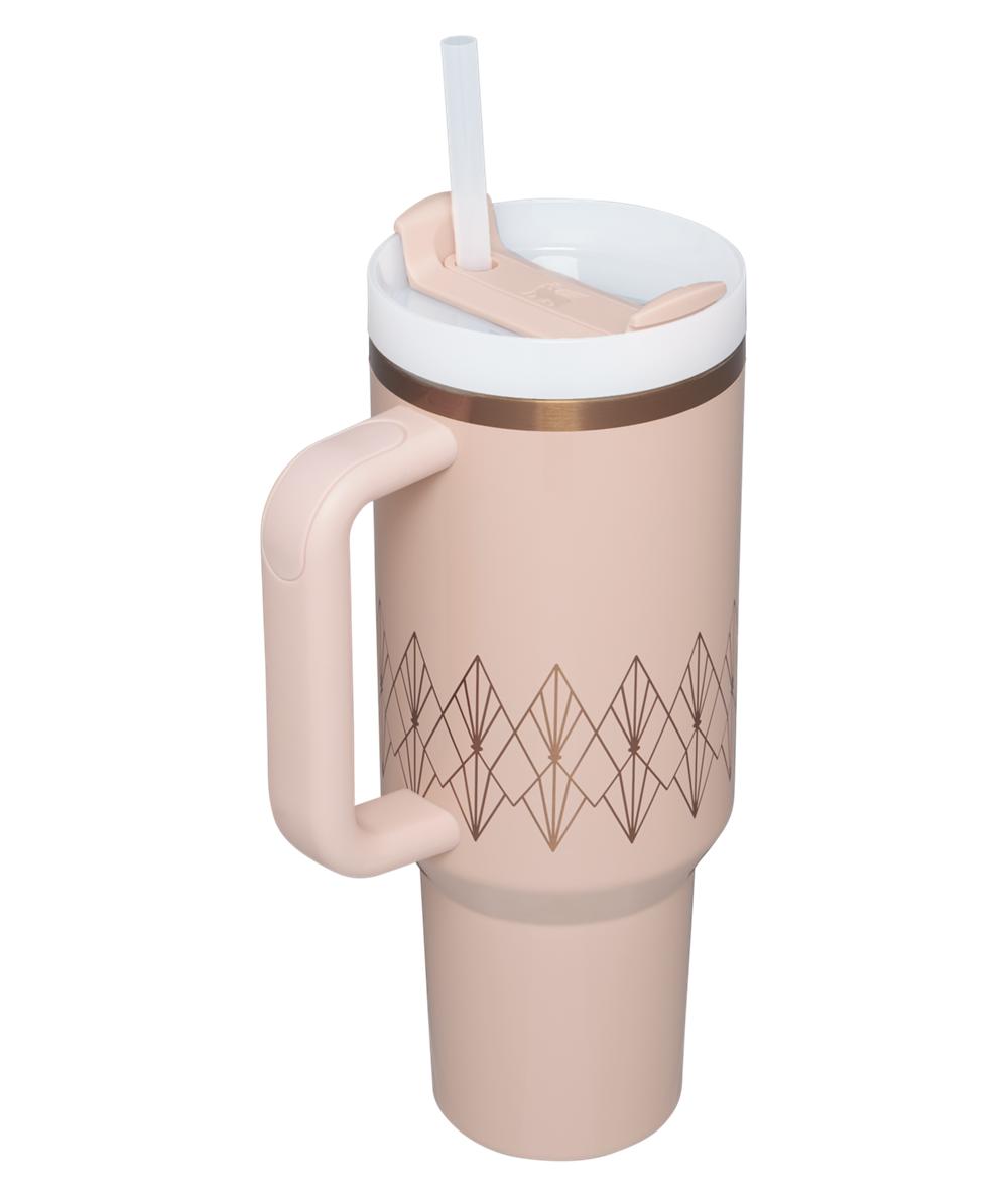 Tumbler Stanley Deco Collection Quencher H2.0 FlowState™ | 40 OZ Blush Gloss Deco | IRBA-43108